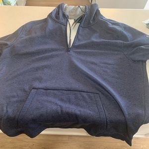 NWT Underarmour men’s 3/4 zip hoodie.  Navy pinstripe 3XL.  $74.99 originally.
